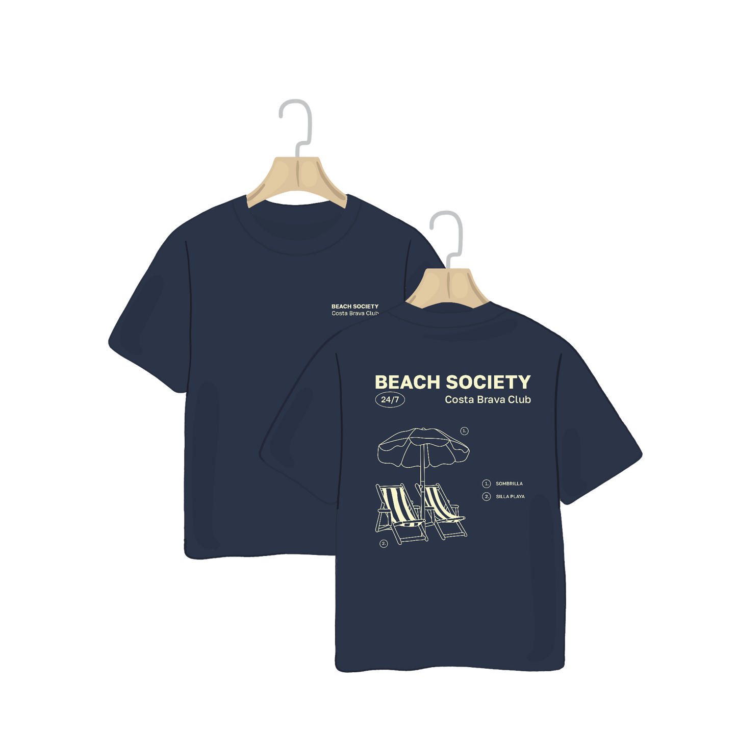 Camiseta 'BEACH SOCIETY'