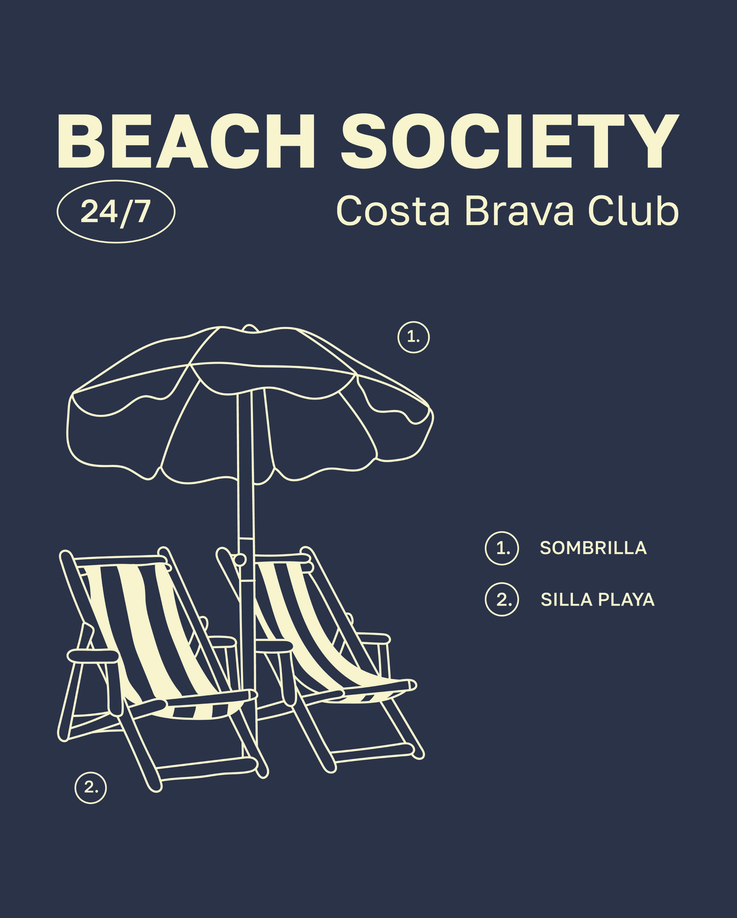 Camiseta 'BEACH SOCIETY'