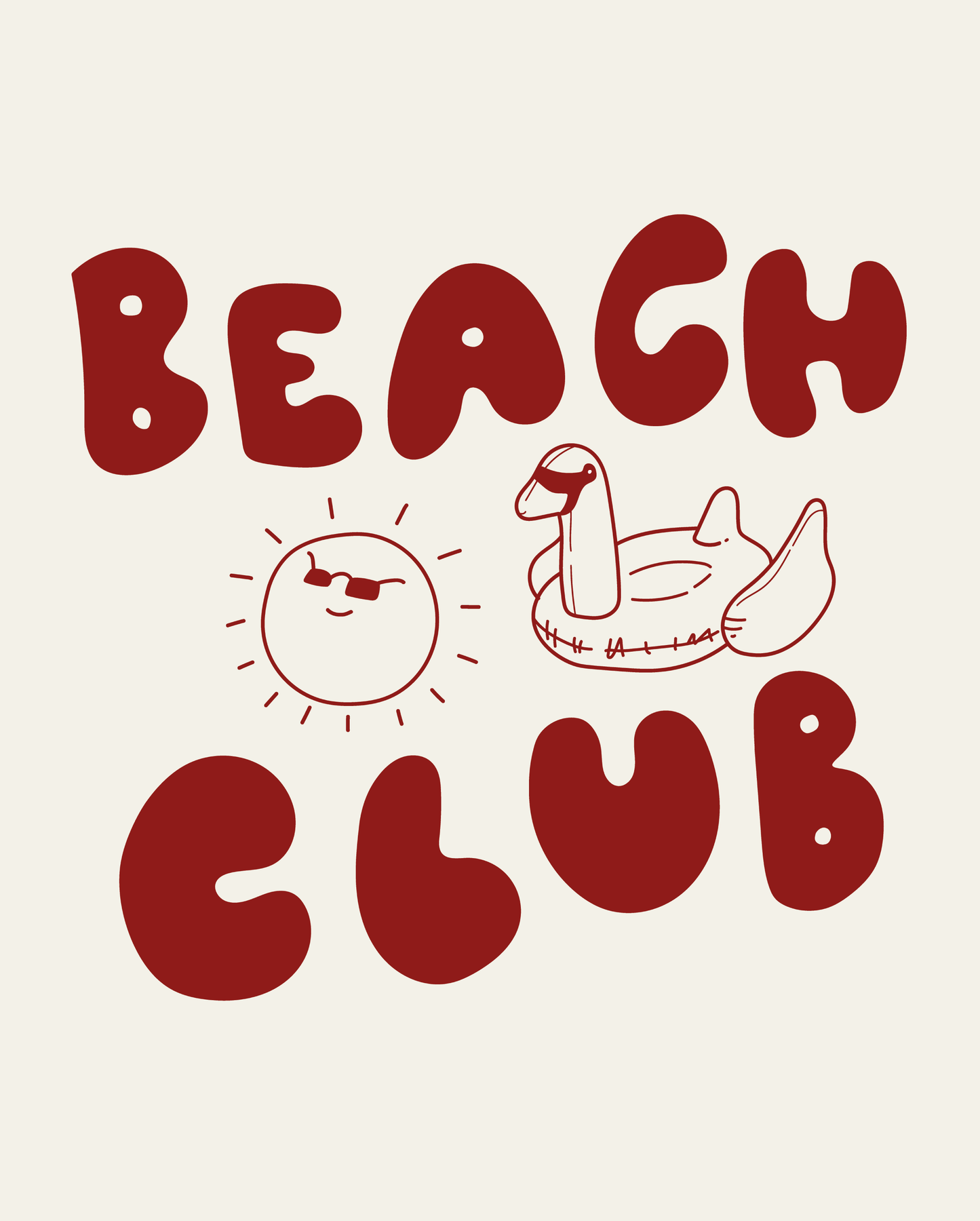 Camiseta 'BEACH CLUB'