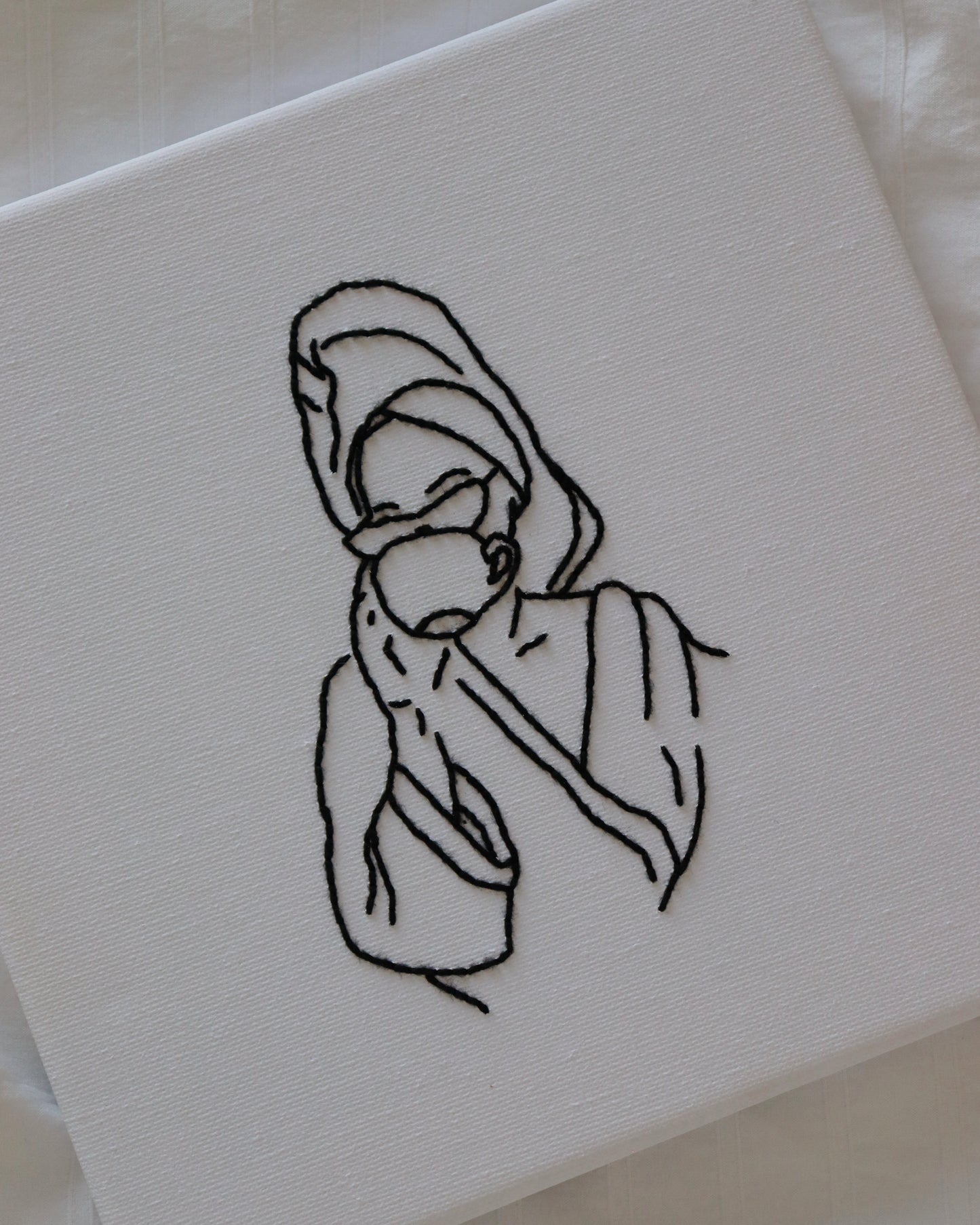 Lienzo bordado 'AISHA'