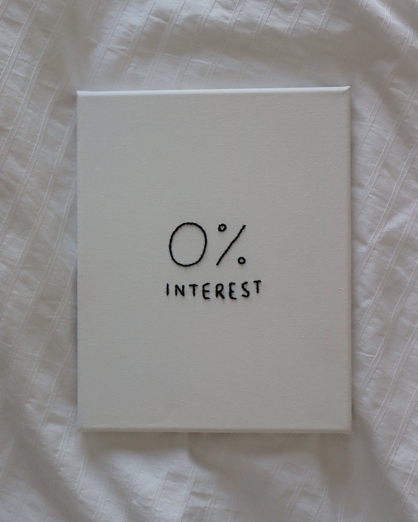 Lienzo bordado 'MEGAN'