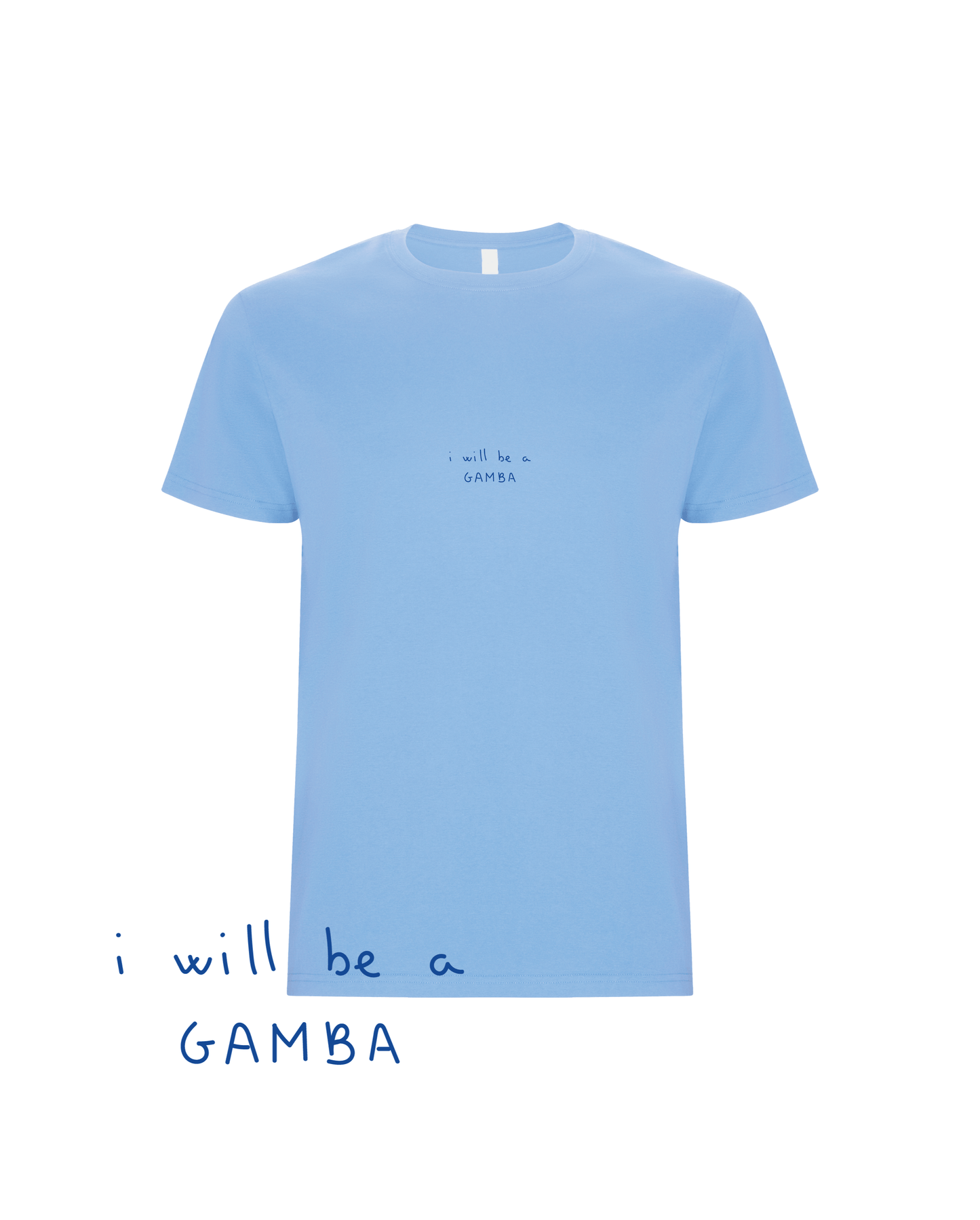 Camiseta 'I'LL BE A GAMBA' pintada