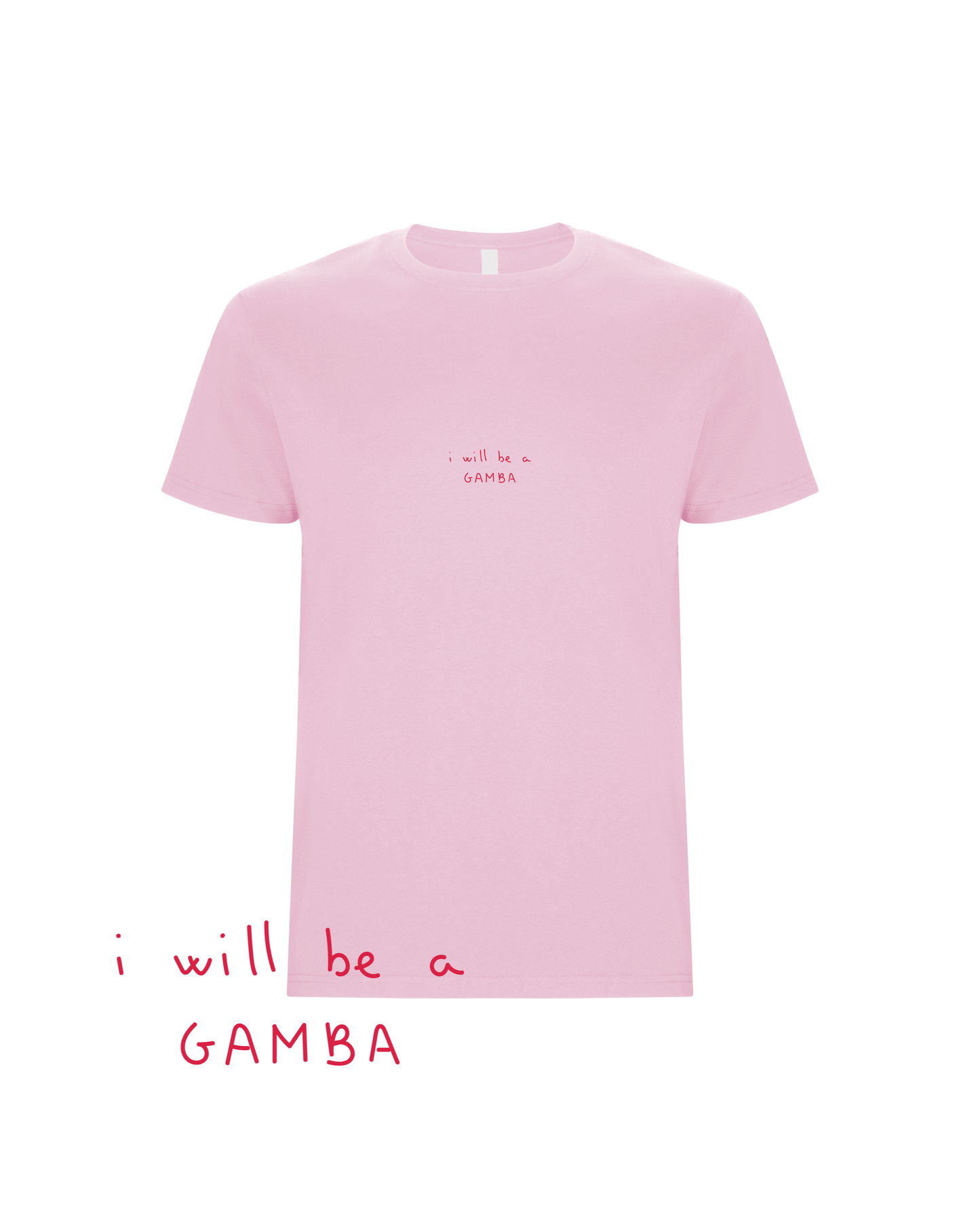 Camiseta 'I'LL BE A GAMBA' pintada