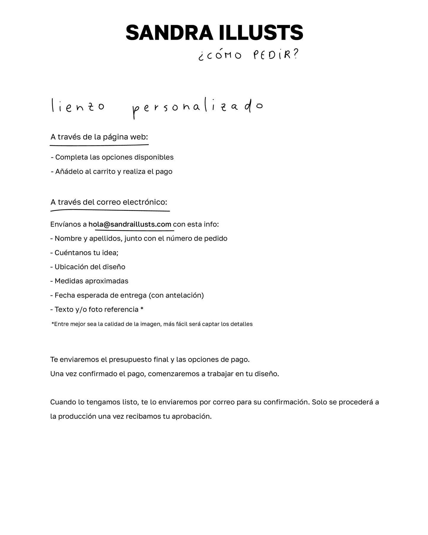 Lienzo bordado personalizado