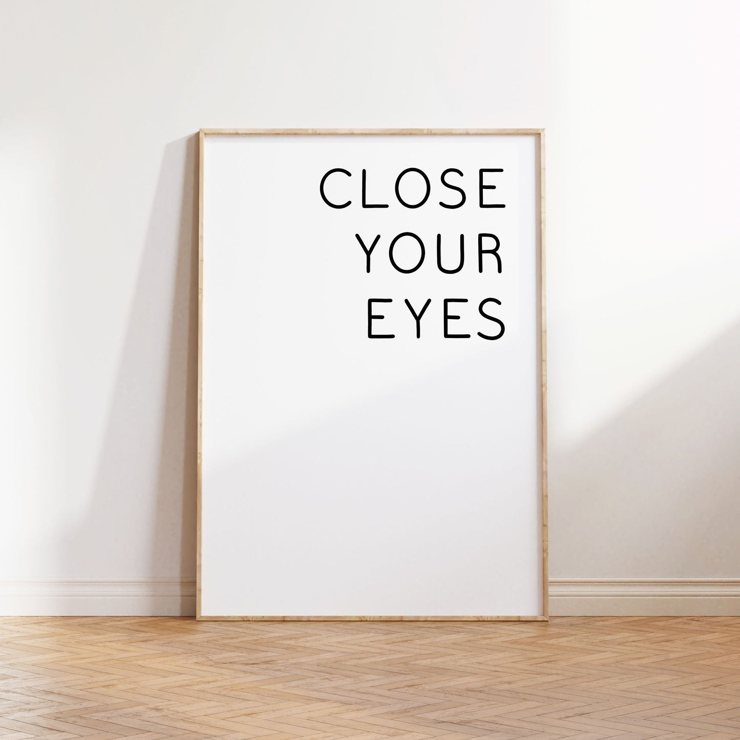 Pack Close your eyes