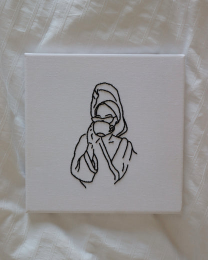 Lienzo bordado 'AISHA'