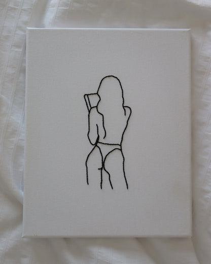 Lienzo bordado 'BECCA'