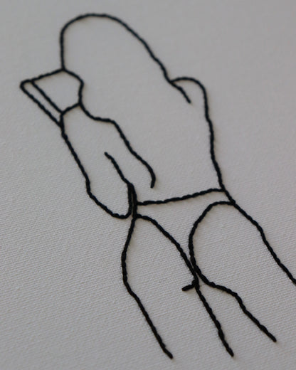 Lienzo bordado 'BECCA'