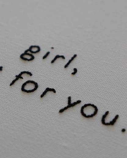 Lienzo bordado 'DANNA'