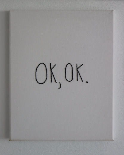 Lienzo bordado 'JORA'