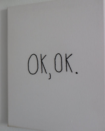 Lienzo bordado 'JORA'