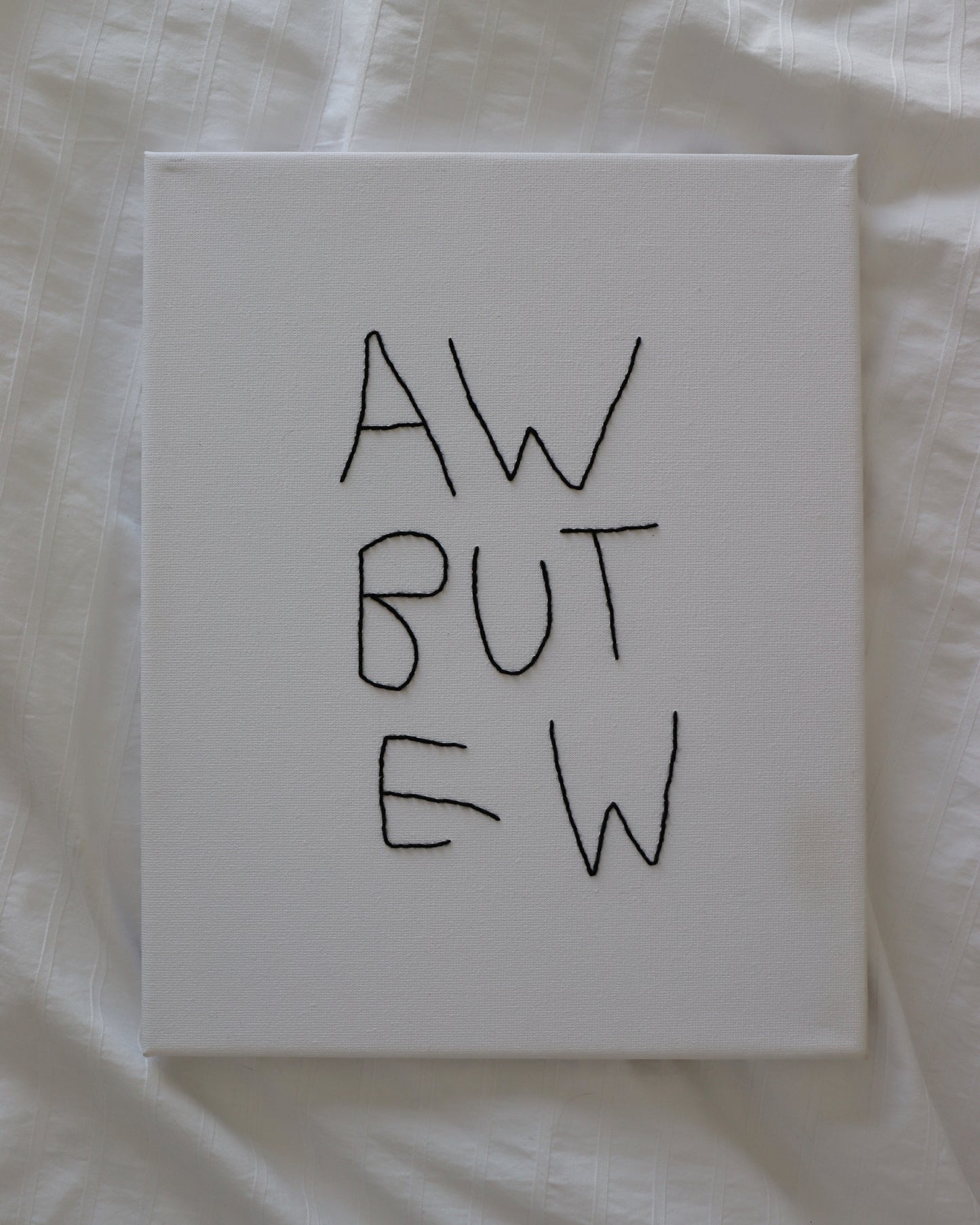 Lienzo bordado 'KEILA'