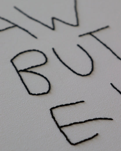 Lienzo bordado 'KEILA'