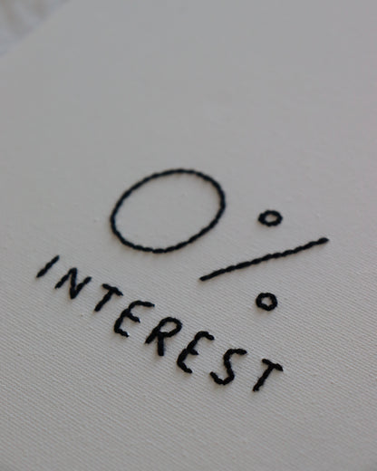 Lienzo bordado 'MEGAN'