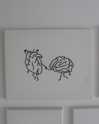 Lienzo bordado 'OPHELIA'