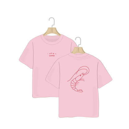 Camiseta 'I'LL BE A GAMBA' pintada