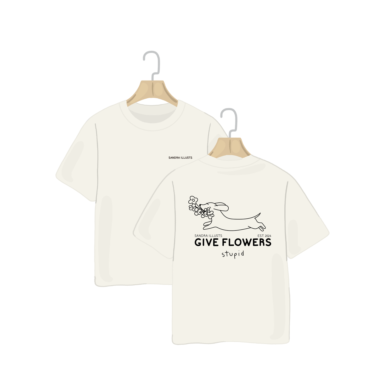 Camiseta 'GIVE FLOWERS'