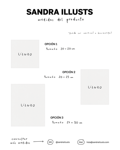 Lienzo bordado personalizado