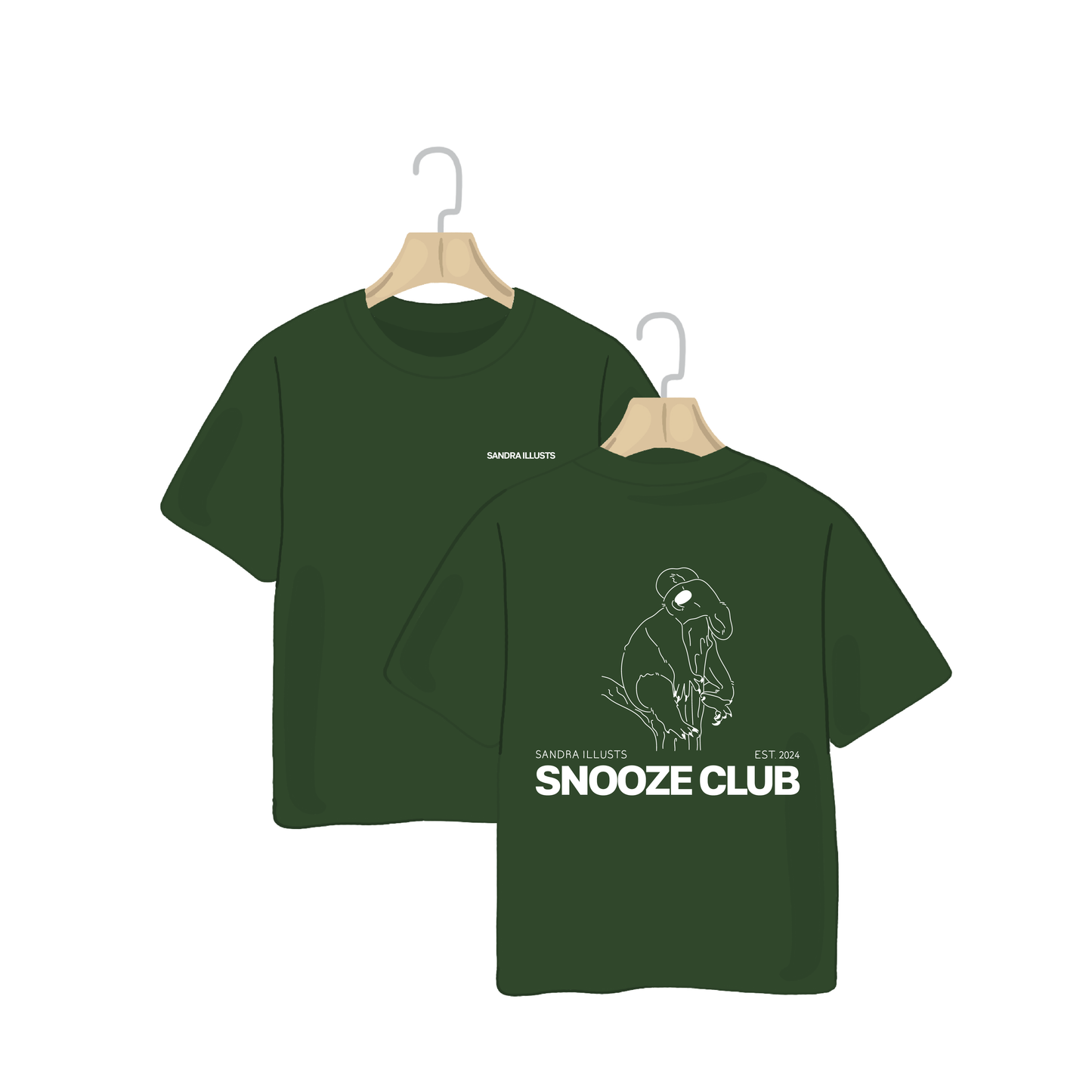 Camiseta 'SNOOZE CLUB'