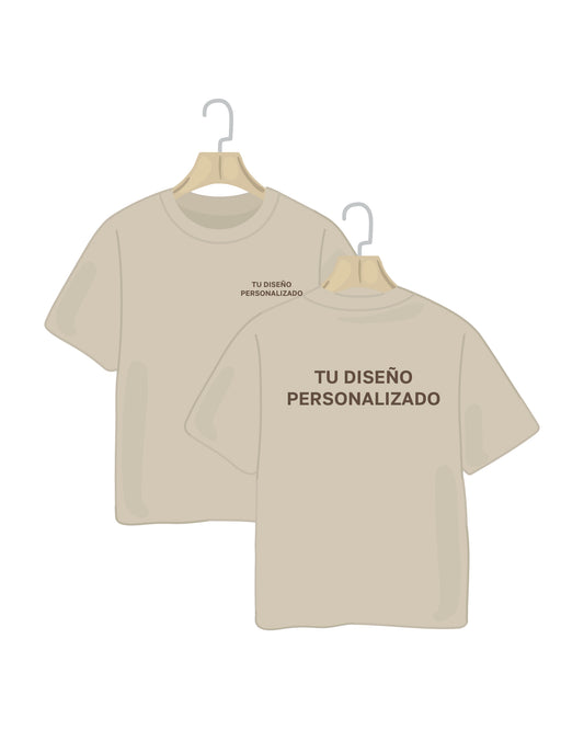 Camiseta oversize 2.0 personalizada