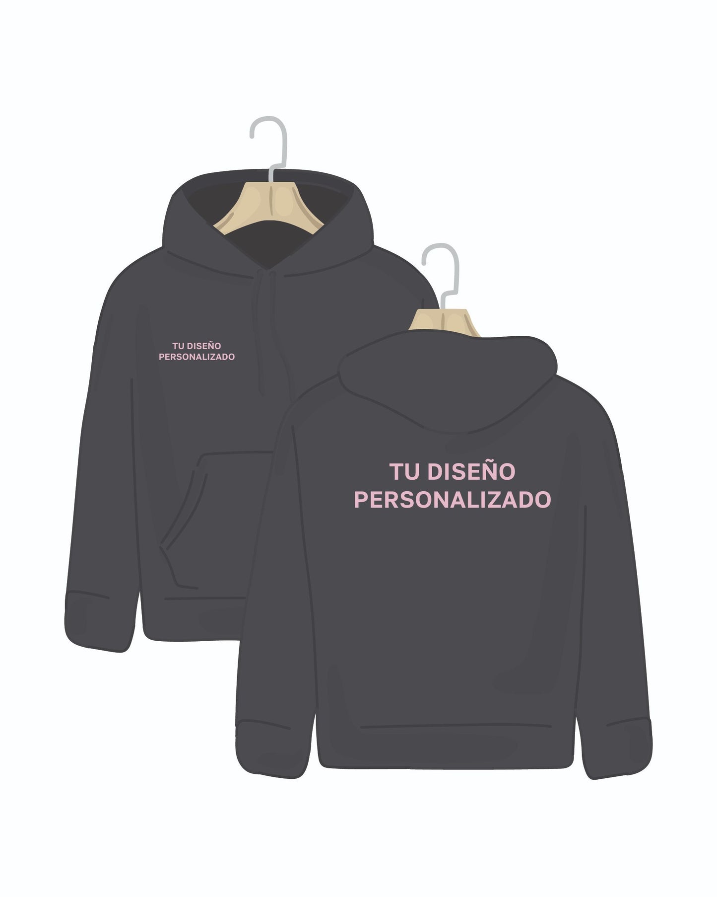 Sudadera capucha Unisex personalizada